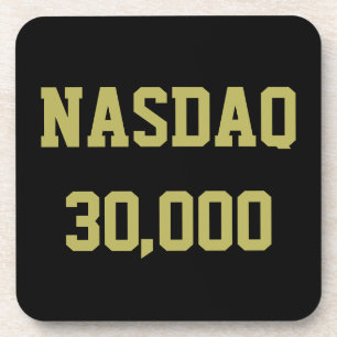 Porta-copo Celebração do NASDAQ 30000 no Mercado de Ações