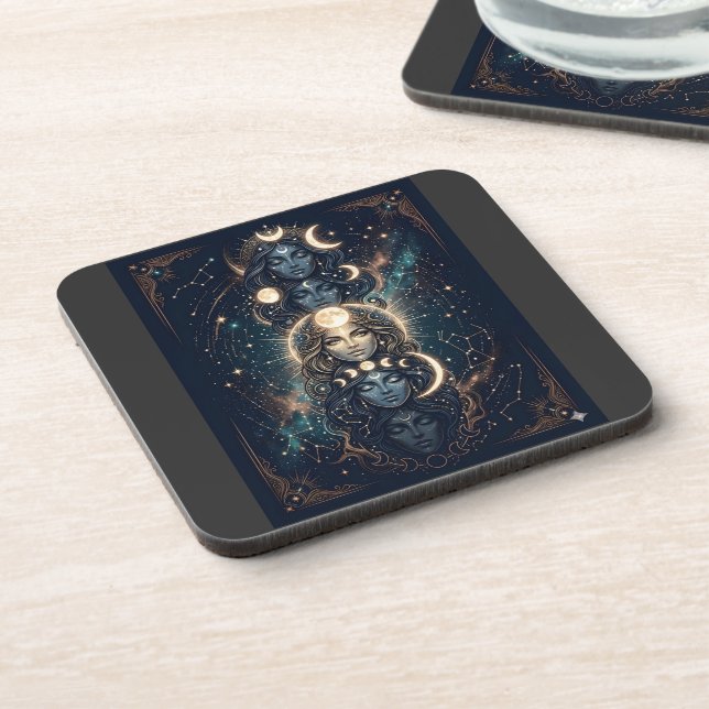 Porta-copo Celestial Moon Goddess Mystical  (Left Side)