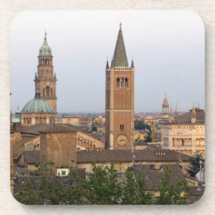 Porta-copo centro da cidade de Parma; igreja Battistero à