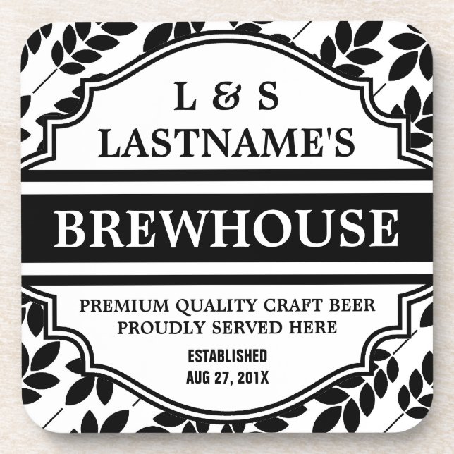 Porta-copo Cervejaria personalizada engraçada para o (Frente)