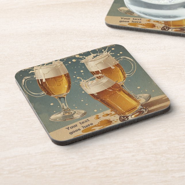 Porta-copo Cervejas de safra editáveis (Left Side)