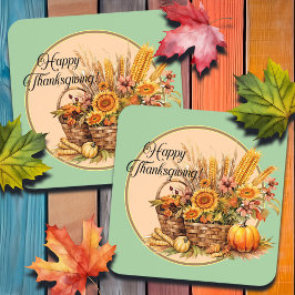 Porta-copo Cesta de Queda, Flores, Bombas, Milho