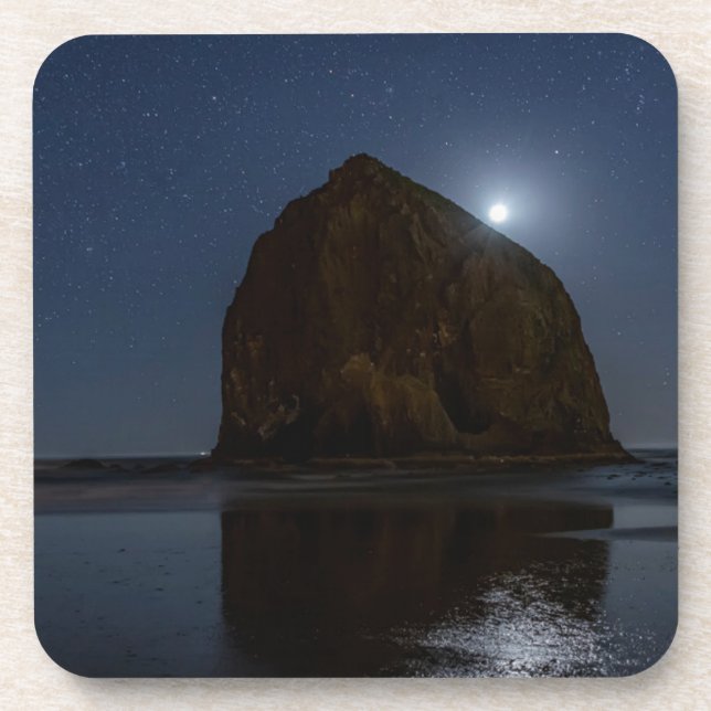 Porta-copo Céus Acima de Haystack Rock | Cannon Beach, Oregon (Frente)