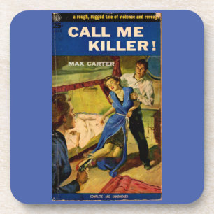 Porta-copo Chame-me de cobrir de ficção de polpa da Killer