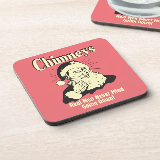 Porta-copo Chaminés: Homens Reais Não Se Importam De Ir Para  (Left Side)