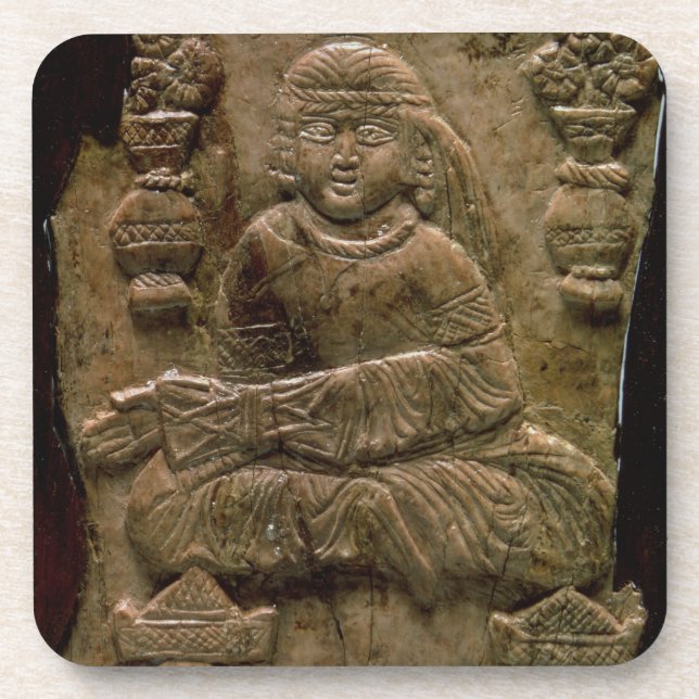 Porta-copo Chapa de Abbasid, Iraque ou Irã, século XII (Frente)