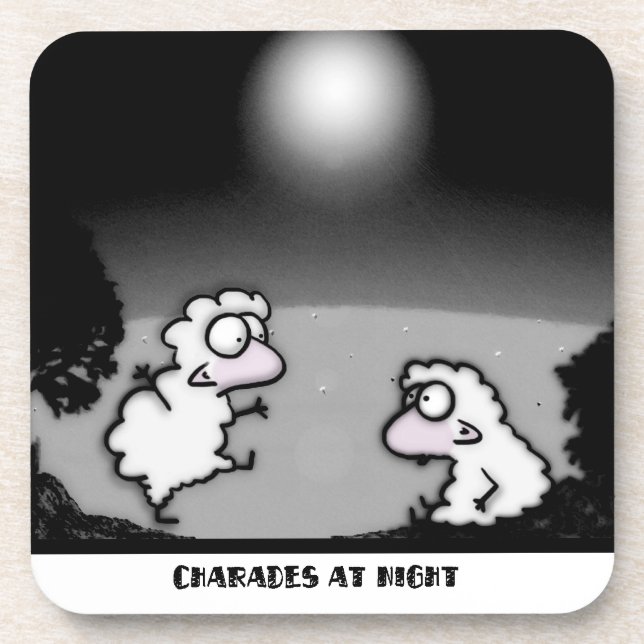 Porta-copo Charades à Noite (Frente)