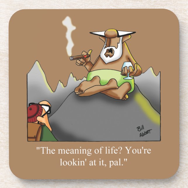 Porta-copo Charutos Engraçados E Conjunto De Portas copos Hum (Frente)