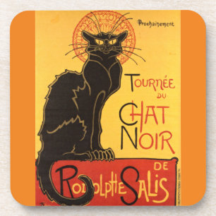 Porta-copo Chat Noir Steinlen Belle Epoque Vintage Art
