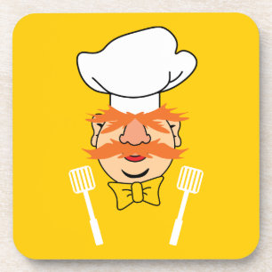Porta-copo Chef Sueco Engraçado