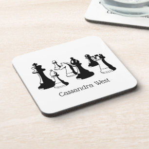 Porta-copo Chess Pieds Vintage Art nº 2
