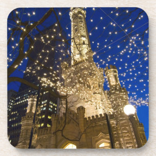 Porta-copo Chicago, Illinois, torre de água velha com feriad