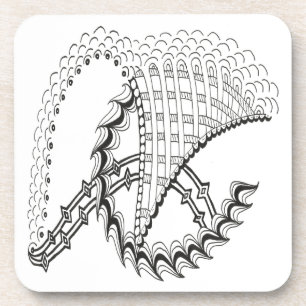 Porta-copo Chickenwheel Abstract Doodle