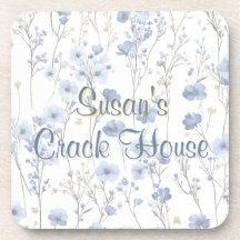 Chinoiserie Toalhete de Mahjong Azul Personalizado