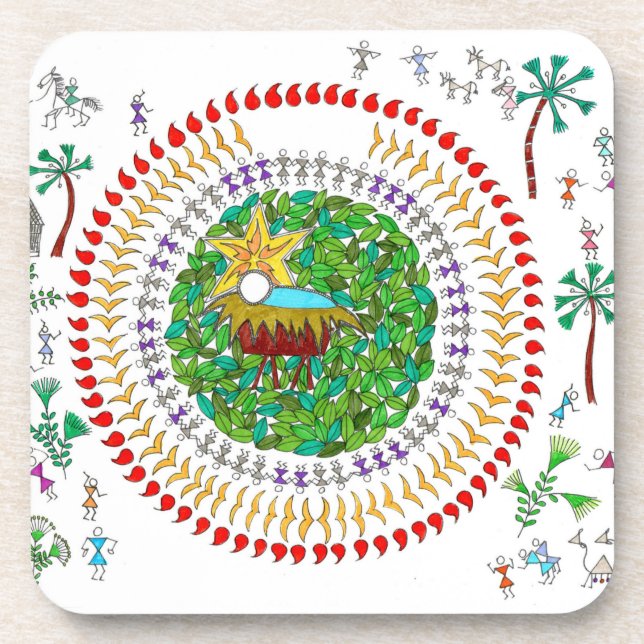 Porta-copo Christmas Coasters (Frente)