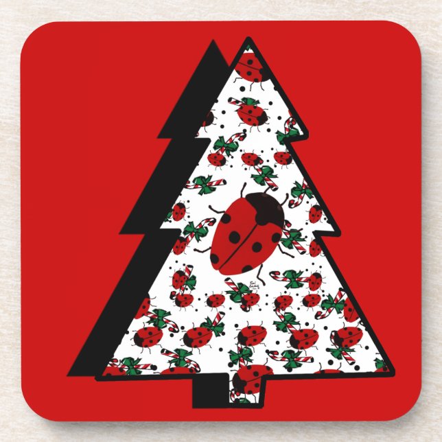 PORTA-COPO CHRISTMAS LADYBUGS (Frente)