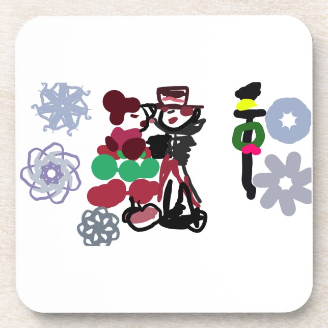 Porta-copo Christmas Lovely walking (Frente)