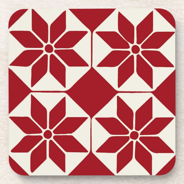 Porta-copo Christmas Poinsettia (Frente)