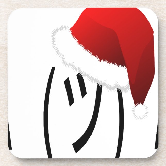 Porta-copo christmas shrug emoji (Frente)