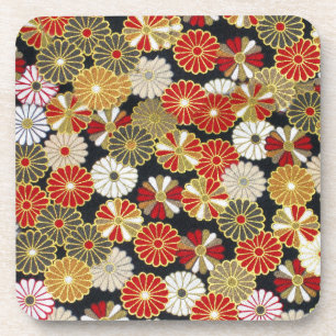 Porta-copo Chrysanthemum de Ouro Falhado