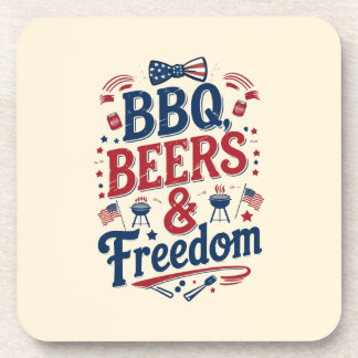 Porta-copo Churrasco, Cervejas e Liberdade – Vibrações Retro