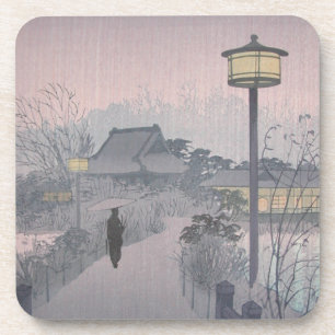 Porta-copo Chuva Crepuscular no Caminho para Shinobazu no Jap
