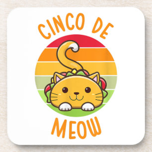 Porta-copo Cinco De Meow Cinco De Mayo Tacos Engraçados Cat