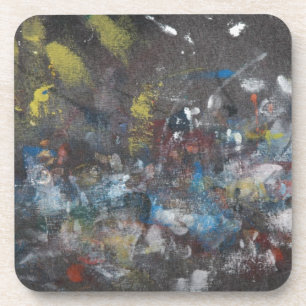 Porta-copo Cinza abstrato