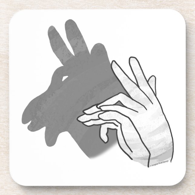 Porta-copo Cinza Hand Silhouette Billy Goat (Frente)