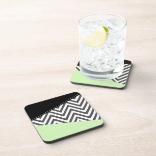 Porta-copo Cinza Zigzag, Cinza Chevron, Zigzag Patterno, Casa