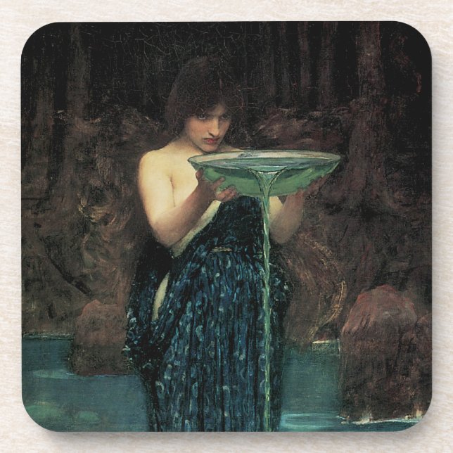 Porta-copo Circe Invidiosa de John William Waterhouse (Frente)