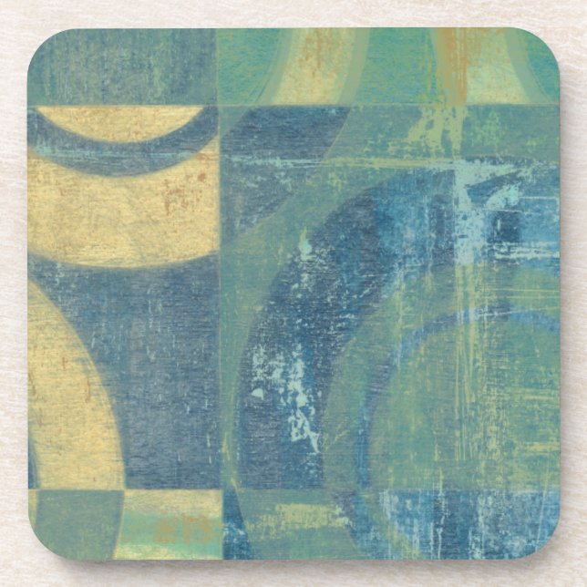 Porta-copo Círculos e painéis multicoloridos (Frente)