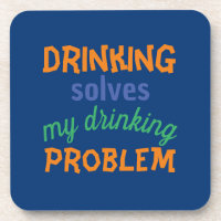 Citação engraçada de cerveja: Beber resolve proble