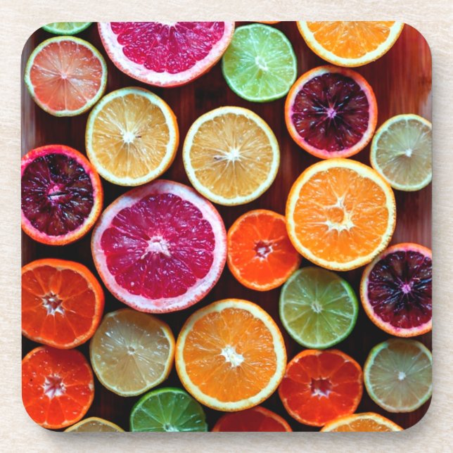 Porta-copo Citrus Dream Lemon Limão Orange Fruta (Frente)