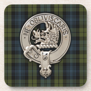 Porta-copo Clan Campbell Crest & Tartan