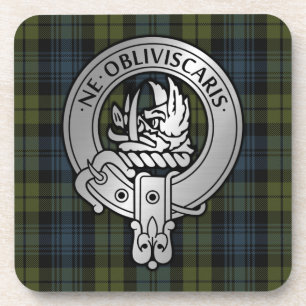 Porta-copo Clan Campbell Crest & Tartan