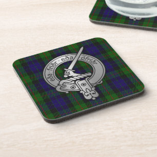 Porta-copo Clan Gunn Crest & Tartan - Antigos Norse