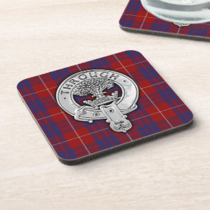 Porta-copo Clan Hamilton Crest & Tartan
