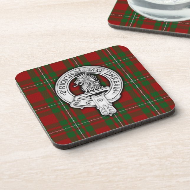 Porta-copo Clan MacGregor Crest & Tartan (Left Side)