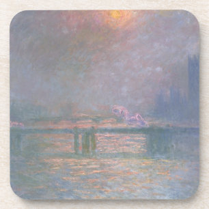 Porta-copo Claude Monet   a Tamisa com cruz de Charing