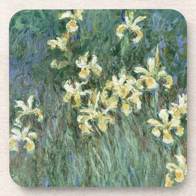 Porta-copo Claude Monet | as íris amarelas (Frente)