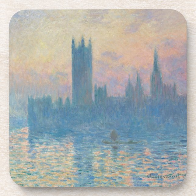 Porta-copo Claude Monet Parlamento Europeu Sunset (Frente)