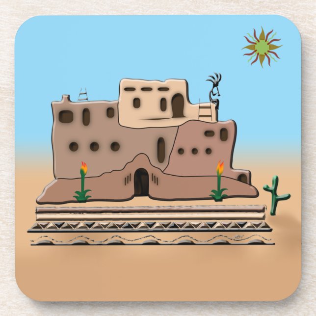 Porta-copo Clay House (Frente)