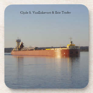 Porta-copo Clyde S. VanEnkevort & Erie Trader portas copos