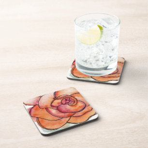 Porta-copo Coaster de Bebida Flor bonito