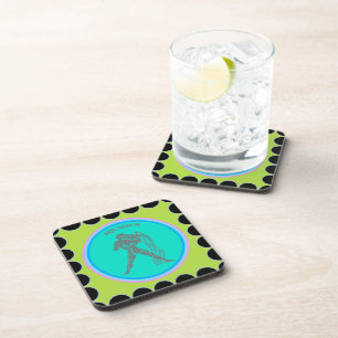 Porta-copo Coaster de Bebidas Aquário