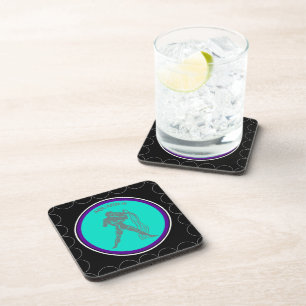 Porta-copo Coaster de Bebidas Aquário