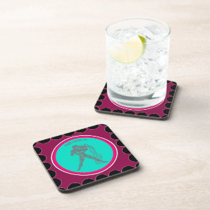 Porta-copo Coaster de Bebidas Aquário