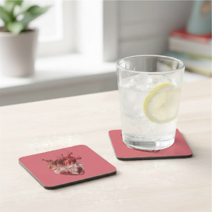 Porta-copo Coaster de Bebidas Cardíacas