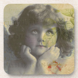 Porta-copo Coaster de Bebidas com Cartão-Postal Francês